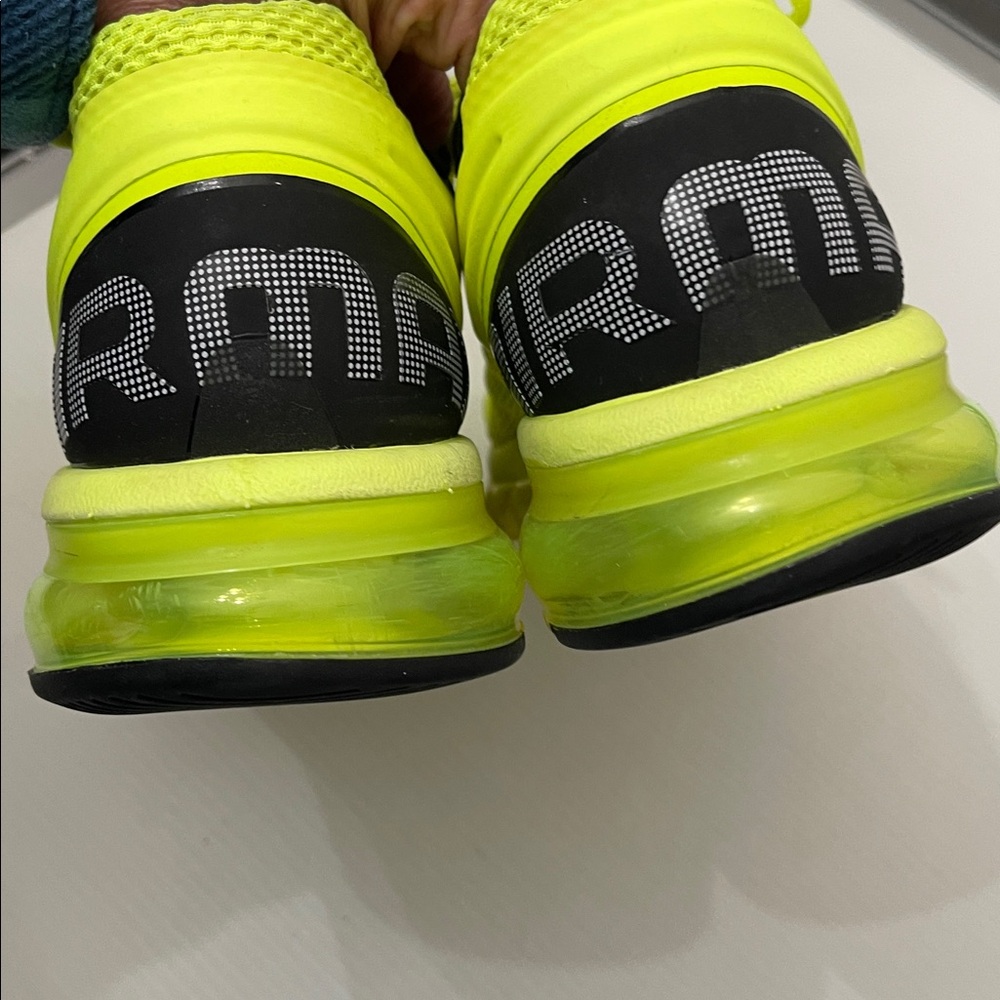 NIKE AIR MAX 2012 VOLT NEON SNEAKERS MENS SIZE 11.5 - Picture 11 of 14
